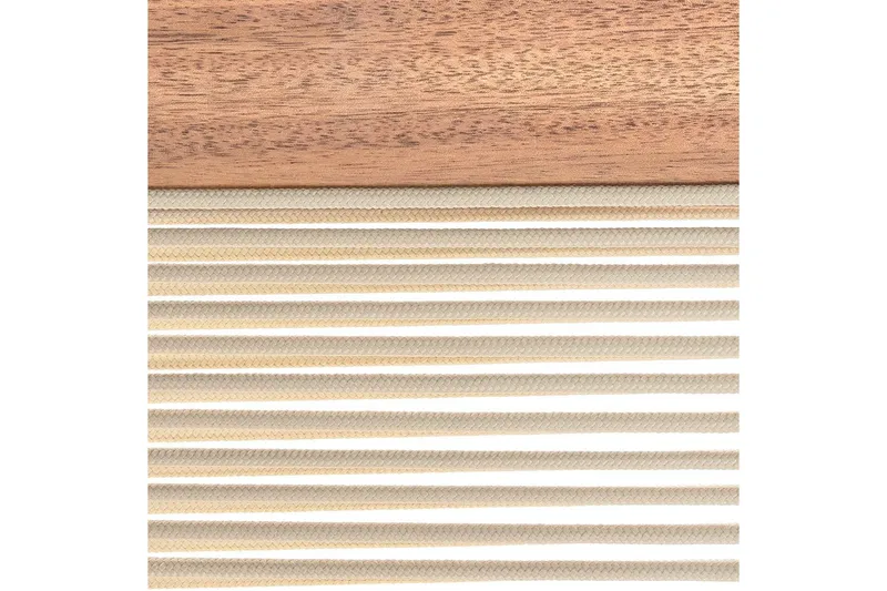 Loungestol Prossedi Beige/ljust trä - Beige/ljust trä - Utemöbler - Utestolar & fåtöljer - Solsängar & solvagnar