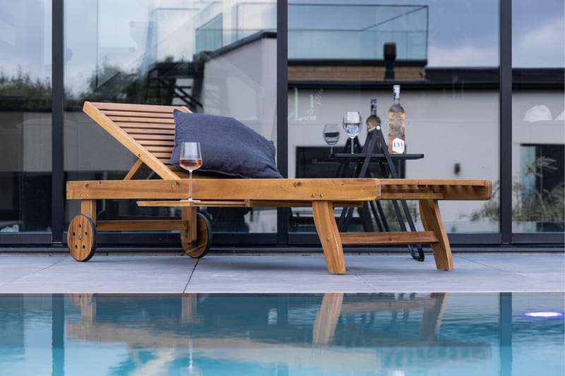 Luzon Solstol 200x63 cm - Brun - Utemöbler - Utestolar & fåtöljer - Solstol