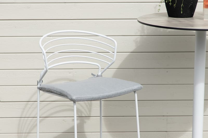 MILANO Barstol Vit - Venture Home - Barstol utomhus