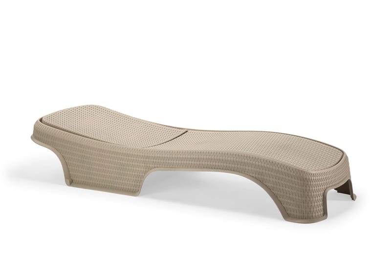 Muneo Solsäng 197 cm - Ljusbrun - Utemöbler - Utestolar & fåtöljer - Solsängar & solvagnar