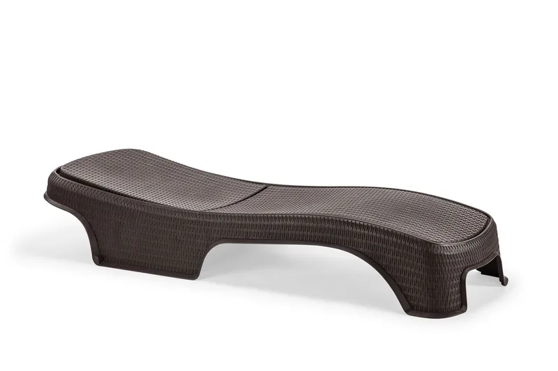 Muneo Solsäng 197 cm - Mörkbrun - Utemöbler - Utestolar & fåtöljer - Solsängar & solvagnar