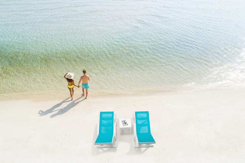 Muneo Solsäng 209 cm - Vit / Antracit - Utemöbler - Utestolar & fåtöljer - Solsängar & solvagnar