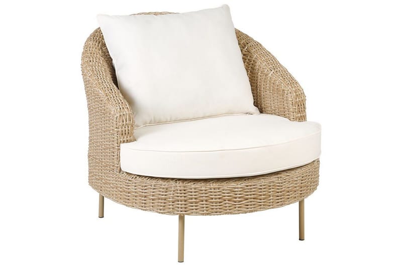 Napa Utefåtölj - Natural/Beige/Vit - Utemöbler - Utestolar & fåtöljer - Utefåtöljer & loungefåtöljer