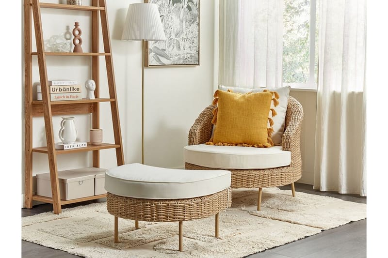 Napa Utefåtölj - Natural/Beige/Vit - Utemöbler - Utestolar & fåtöljer - Utefåtöljer & loungefåtöljer