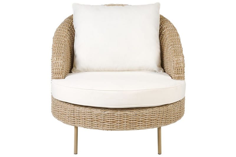 Napa Utefåtölj - Natural/Beige/Vit - Utemöbler - Utestolar & fåtöljer - Utefåtöljer & loungefåtöljer