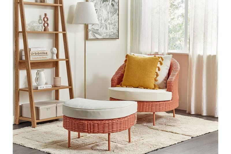 Napa Utefåtölj - Rosa/Vit - Utemöbler - Utestolar & fåtöljer - Utefåtöljer & loungefåtöljer