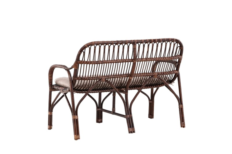 Nella Solsäng - Svart - Utemöbler - Utesoffor & bänkar - Trädgårdssoffa