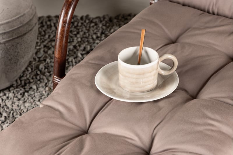 Nella Solstol 67x177 cm - Brun - Utemöbler - Utestolar & fåtöljer - Solstol