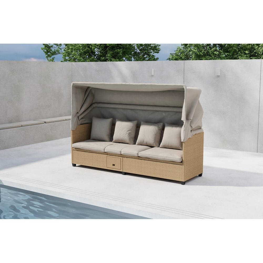 Nopy Solstol 200x60 cm - Beige