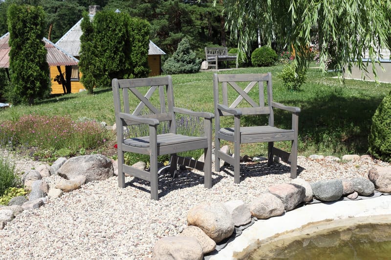 Olivo Utefåtölj - Grå - Möbler - Vardagsrum - Stolar & sittmöbler - Karmstolar