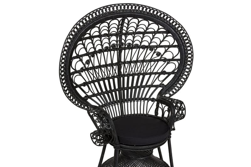 Påfågelstol Emmanuelle - Svart - Utemöbler - Utestolar & fåtöljer - Utefåtöljer & loungefåtöljer