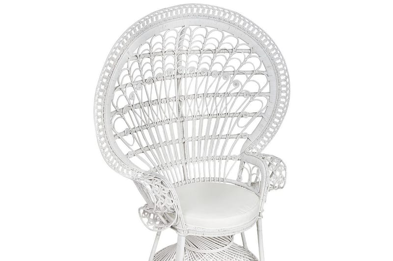 Påfågelstol Emmanuelle - Vit - Utemöbler - Utestolar & fåtöljer - Utefåtöljer & loungefåtöljer
