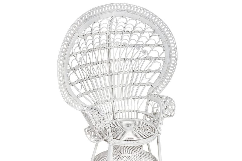Påfågelstol Emmanuelle - Vit - Utemöbler - Utestolar & fåtöljer - Utefåtöljer & loungefåtöljer