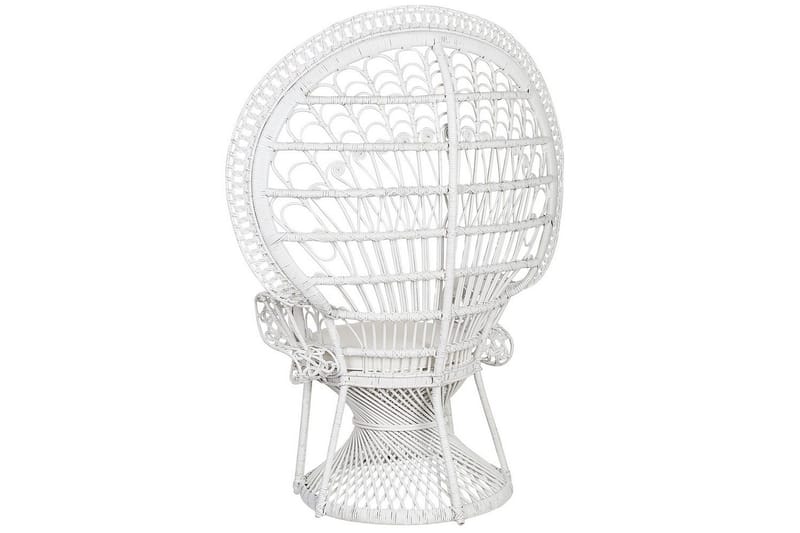 Påfågelstol Emmanuelle - Vit - Utemöbler - Utestolar & fåtöljer - Utefåtöljer & loungefåtöljer