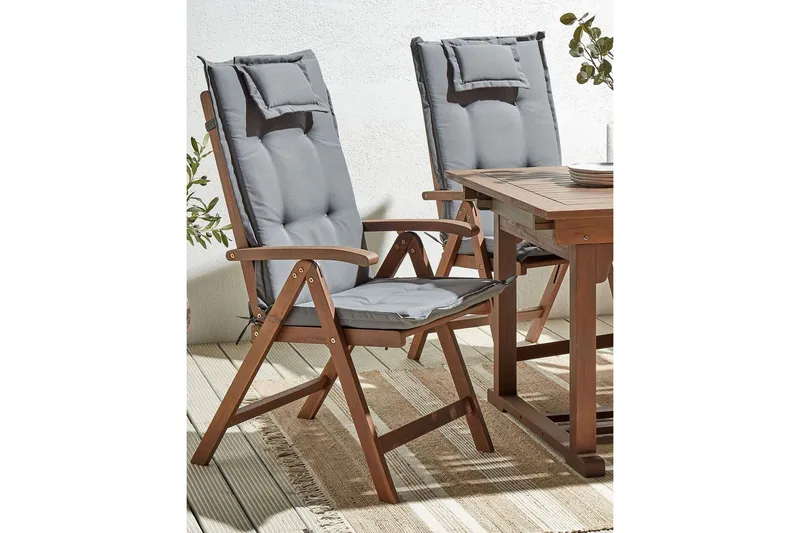 Paolo Positionsstol - Mörkbrun/Grå - Utemöbler - Utestolar & fåtöljer - Positionsstol