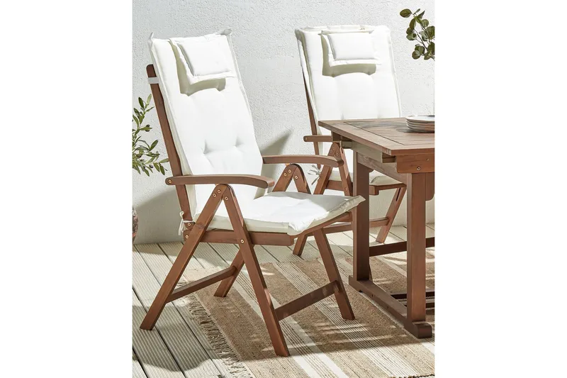 Paolo Positionsstol - Mörkbrun/Vit - Utemöbler - Utestolar & fåtöljer - Positionsstol