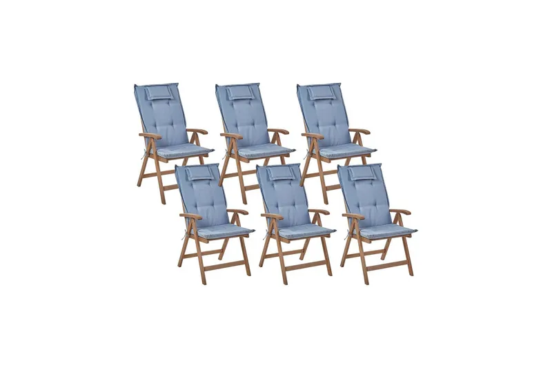 Paolo Positionsstol - Blå/Mörkbrun - Utemöbler - Utestolar & fåtöljer - Positionsstol