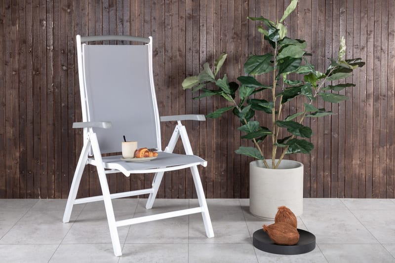 Albany Positionsstol - Grå/Vit - Utemöbler - Utestolar & fåtöljer - Positionsstol