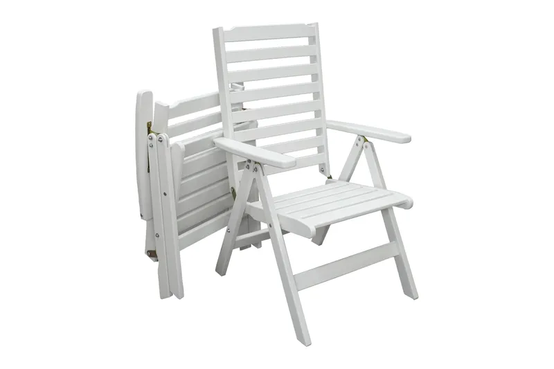Grevie Positionsstol - Vit - Utemöbler - Utestolar & fåtöljer - Positionsstol