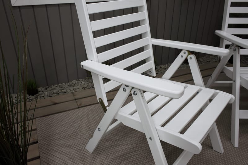 Grevie Positionsstol - Vit - Utemöbler - Utestolar & fåtöljer - Positionsstol