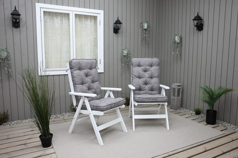 Grevie Positionsstol - Vit - Utemöbler - Utestolar & fåtöljer - Positionsstol