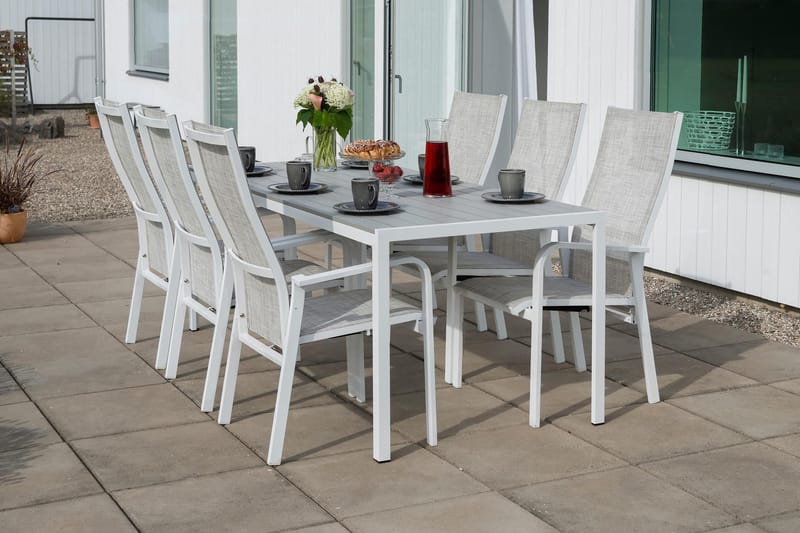 Hillerstorp Hånger Positionsstol 57x64 cm - Vit - Utemöbler - Utestolar & fåtöljer - Positionsstol