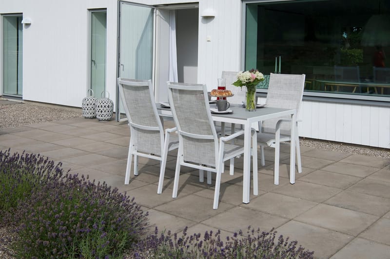 Hillerstorp Hånger Positionsstol 57x64 cm - Vit - Utemöbler - Utestolar & fåtöljer - Positionsstol