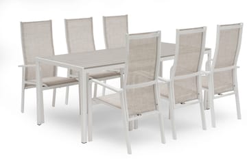Hillerstorp Hånger Positionsstol 57x64 cm - Vit - Utemöbler - Balkong - Balkongmöbler - Balkongstolar