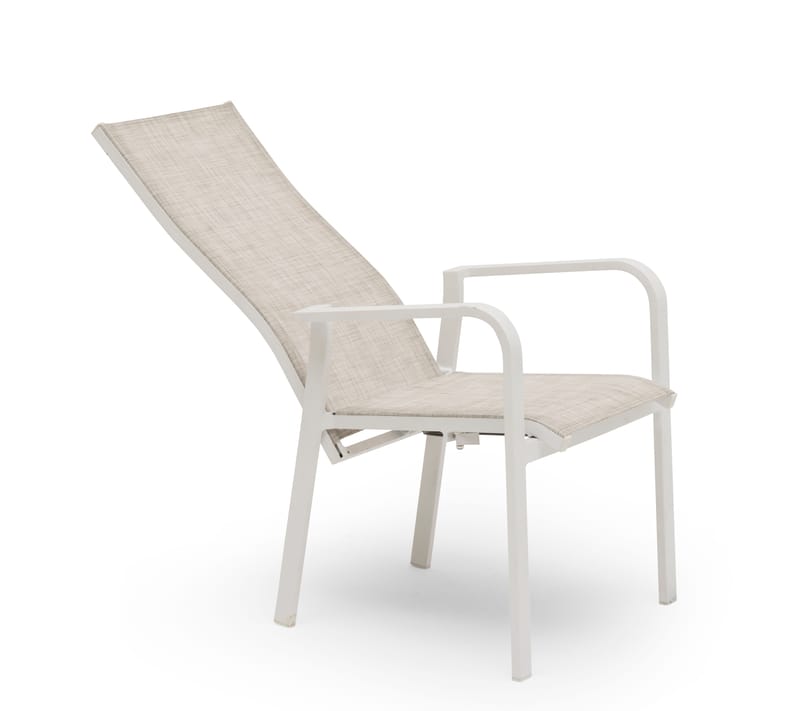 Hillerstorp Hånger Positionsstol 57x64 cm - Vit - Utemöbler - Balkong - Balkongmöbler - Balkongstolar