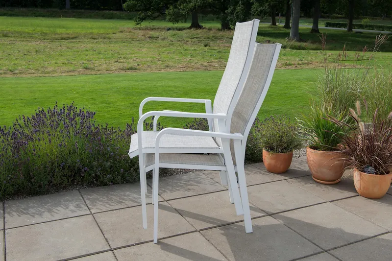 Hillerstorp Hånger Positionsstol 57x64 cm - Vit - Utemöbler - Utestolar & fåtöljer - Positionsstol