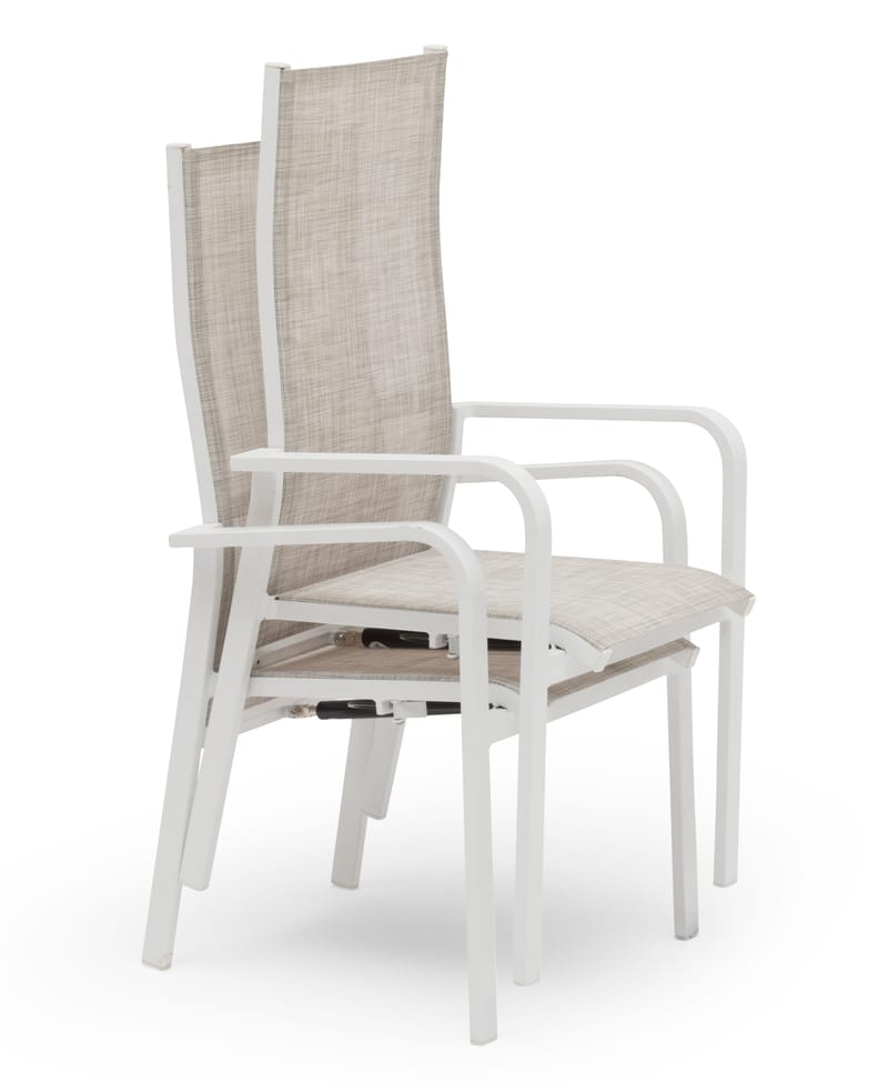 Hillerstorp Hånger Positionsstol 57x64 cm - Vit - Utemöbler - Balkong - Balkongmöbler - Balkongstolar
