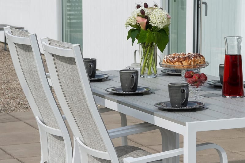 Hillerstorp Hånger Positionsstol 57x64 cm - Vit - Utemöbler - Utestolar & fåtöljer - Positionsstol