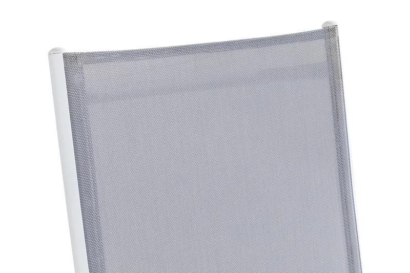 Maggie Fällbar Positionsstol utomhus i aluminium - Vit/grå - Utemöbler - Utestolar & fåtöljer - Positionsstol