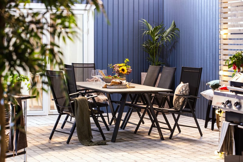 Maggie Positionsstol - Svart - Utemöbler - Utestolar & fåtöljer - Positionsstol