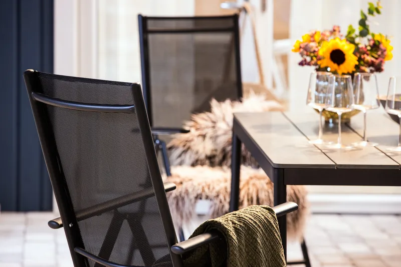 Maggie Positionsstol - Svart - Utemöbler - Utestolar & fåtöljer - Positionsstol