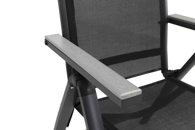 Monaco Light Positionsstol - Svart/grå - Utemöbler - Utestolar & fåtöljer - Positionsstol