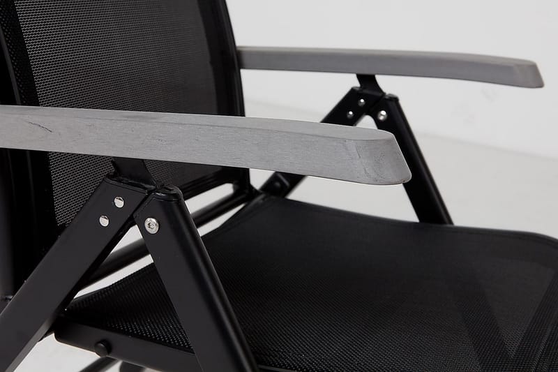 Monaco Positionsstol - Svart/grå - Utemöbler - Utestolar & fåtöljer - Positionsstol