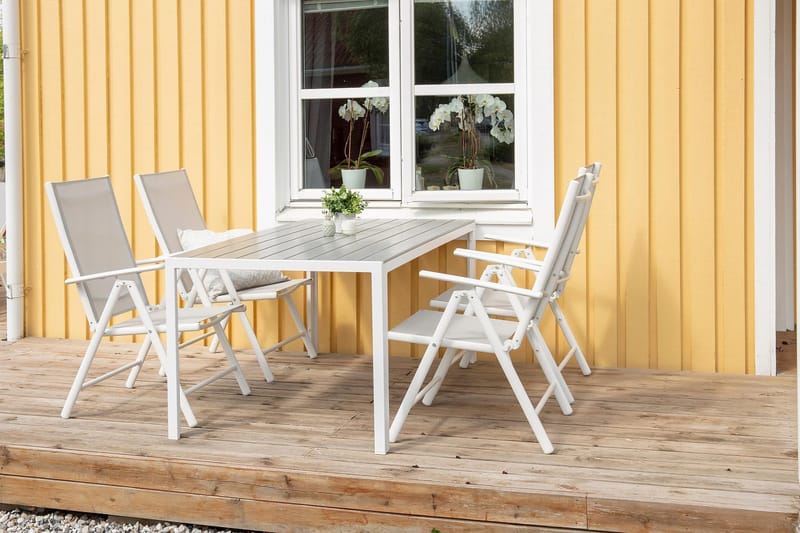 Positionsstol Venture Home Break Positionsstol Vit Vit - Utemöbler - Utestolar & fåtöljer - Positionsstol