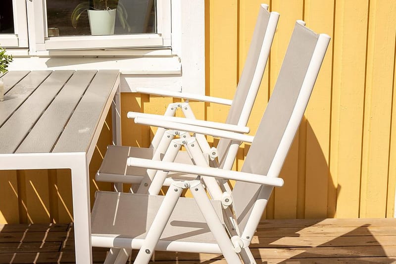 Positionsstol Venture Home Break Positionsstol Vit Vit - Utemöbler - Utestolar & fåtöljer - Positionsstol