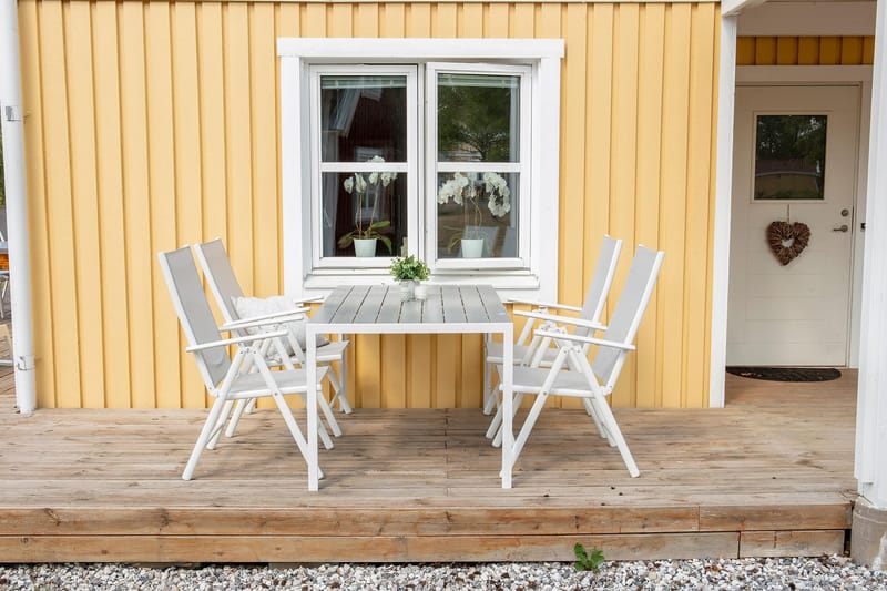 Positionsstol Venture Home Break Positionsstol Vit Vit - Utemöbler - Utestolar & fåtöljer - Positionsstol