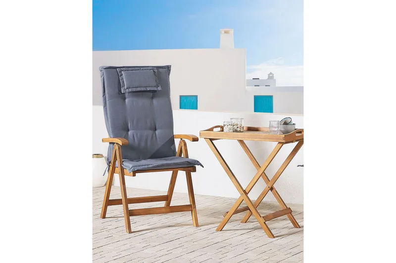 Riliegh Positionsstol - Ljusbrun/Blå - Utemöbler - Utestolar & fåtöljer - Positionsstol