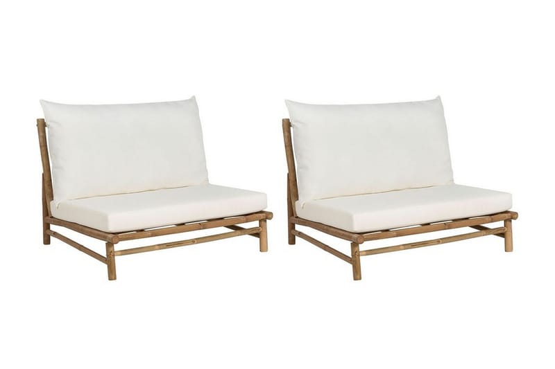 Rosthern Utefåtölj - Ljusbrun/Vit - Utemöbler - Utestolar & fåtöljer - Utefåtöljer & loungefåtöljer