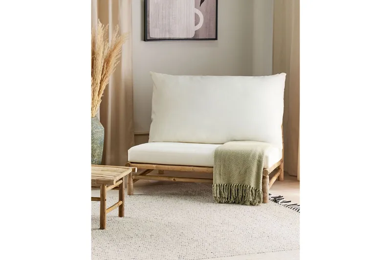 Rosthern Utefåtölj - Ljusbrun/Vit - Utemöbler - Utestolar & fåtöljer - Utefåtöljer & loungefåtöljer