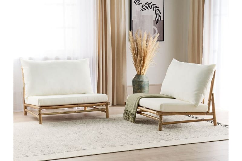 Rosthern Utefåtölj - Ljusbrun/Vit - Utemöbler - Utestolar & fåtöljer - Utefåtöljer & loungefåtöljer