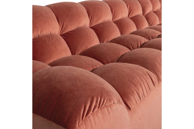 Schäslong Allure - Tvättad sammet rosa, Right - Möbler - Vardagsrum - Soffor - Hörnsoffor