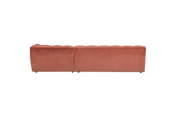 Schäslong Allure - Tvättad sammet rosa, Right - Möbler - Vardagsrum - Soffor - Hörnsoffor