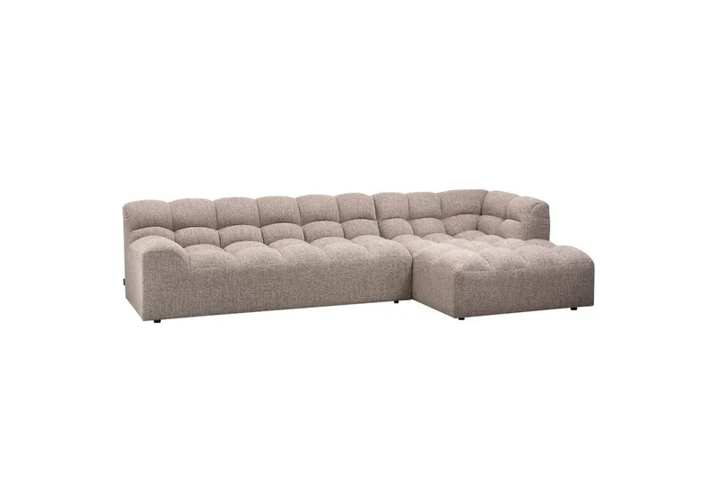 Schäslong Allure - Vävd brun melange, Right - Möbler - Vardagsrum - Soffor - Hörnsoffor