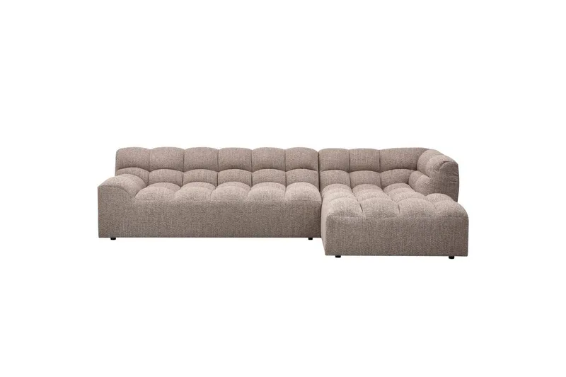 Schäslong Allure - Vävd brun melange, Right - Möbler - Vardagsrum - Soffor - Hörnsoffor