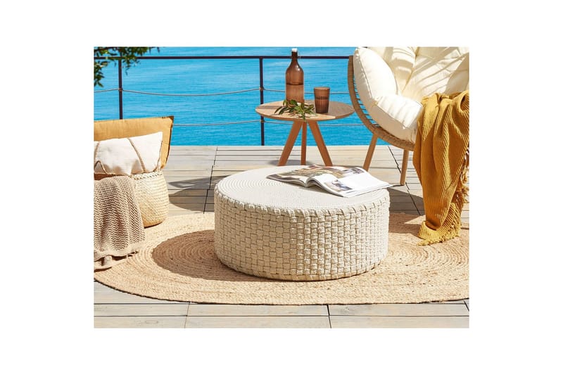 Sittpuff Mithi Ljusbeige - Ljusbeige - Utemöbler - Utestolar & fåtöljer - Sittsäckar