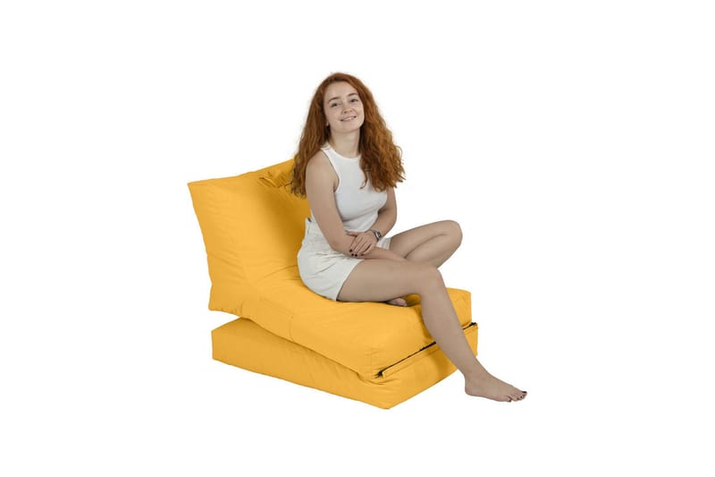 Arakura Sittsäck Utomhus 55 cm - Gul - Utemöbler - Utestolar & fåtöljer - Sittsäckar